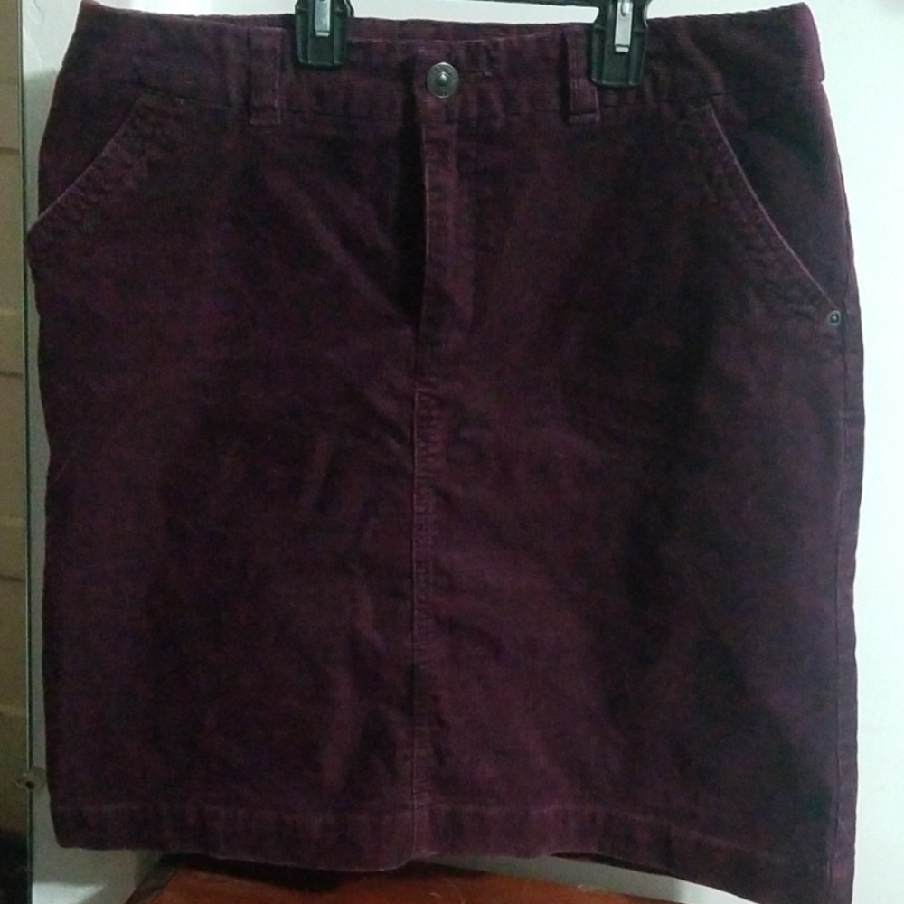Merona Corduroy purple/maroon Skirt
